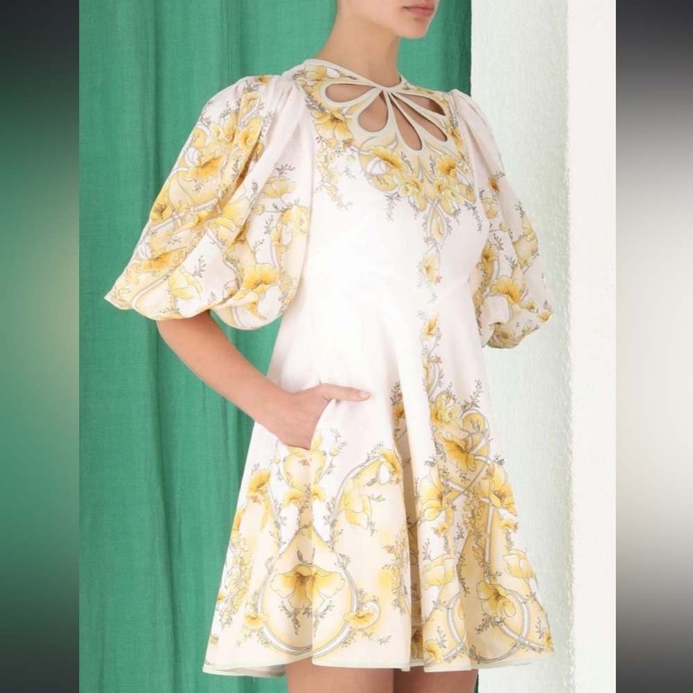 [NWT] Zimmermann floral Dress Size 2